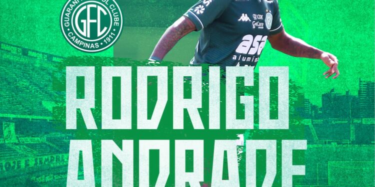 Guarani confirma a permanência do volante Rodrigo Andrade