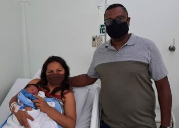 Gustavo Henrique é o primeiro bebê de 2022 nascido na Maternidade