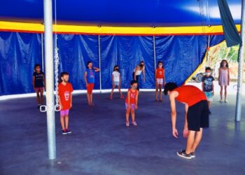 Curso na Lona das Artes: 25 vagas disponíveis para crianças e adolescentes participarem de aulas gratuitas de ginástica acrobática - Foto: Divulgação