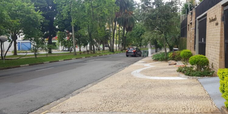 Local onde ocorreu a morte da representante comecial Denise Gabiatti, na Avenida Princesa d'Oeste Foto: Leandro Ferreira/Hora Campinas