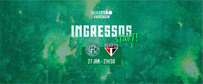 Guarani inicia venda on-line de ingressos para confronto com o São Paulo
