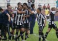 Jogadores do Botafogo suaram para garantir a vaga diante do Resende. Foto: Fábio de Paula/Botafogo