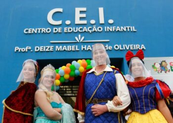 O CEI Professora Deise Mabel Haite de Oliveira, inaugurado em Jaguariúna. Foto: Divulgação