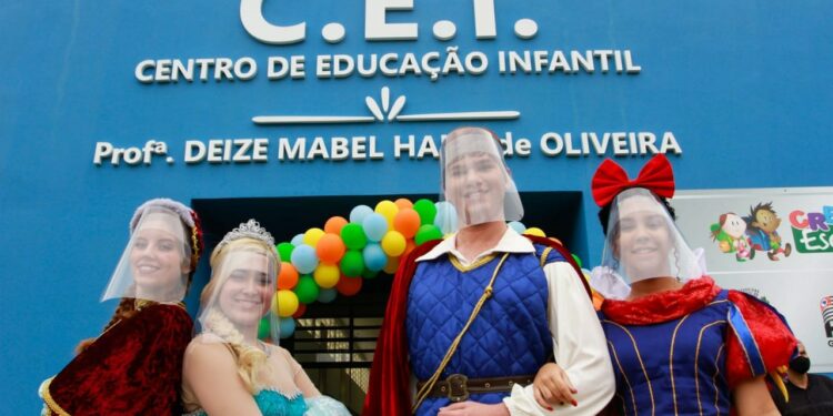 O CEI Professora Deise Mabel Haite de Oliveira, inaugurado em Jaguariúna. Foto: Divulgação