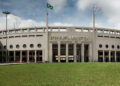 Fachada do Pacaembu, o estádio paulistano que abriga o Museu do Futebol: programação cultural intensa no aniversário de São Paulo, dia 25 Foto: Divulgação