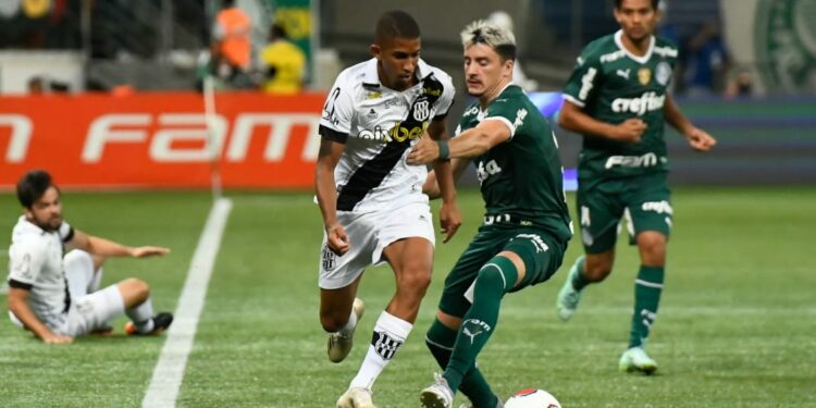 Lance de Palmeiras x Ponte, nesta quarta-feira (26): time de Campinas não conseguiu competir. Fotos: Ponte Press/Álvaro Jr.