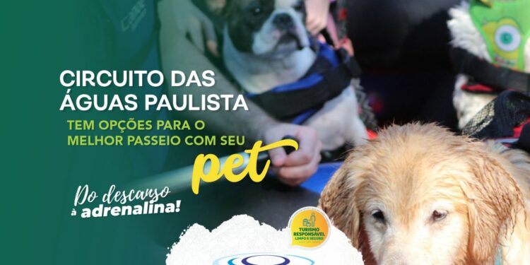 Circuito das Águas Paulista oferece opções para passeio com pets