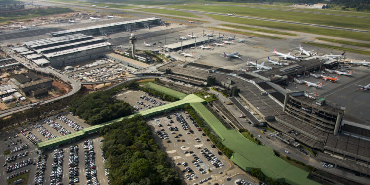 O percurso do monotrilho entre o centro de São Paulo e o aeroporto de Guarulhos deverá durar 30 minutos. Foto: Arquivo