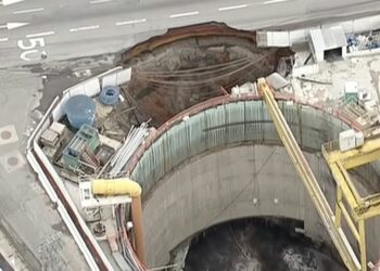 Acidente em obra do metrô em SP causa inundação de túnel