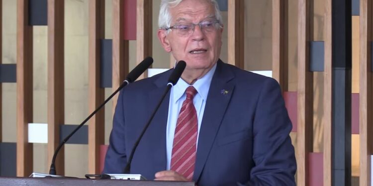 Josep Borrell, responsável para a Política Externa e Segurança da União Europeia:  proposta de sanções - Foto: Reprodução Redes Sociais