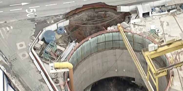 Acidente em obra do metrô em SP causa inundação de túnel
