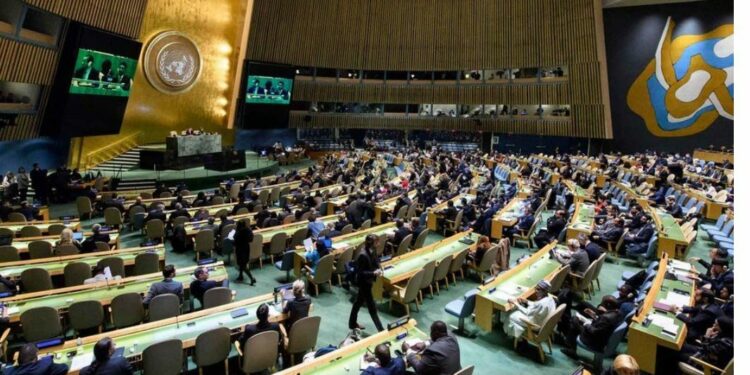 Assembléia Geral da ONU: discussão emergencial sobre a situação na Ucrânia ainda defendia saída pelo diálogo - Foto: UN Photo Manuel Elias/Via ONU News