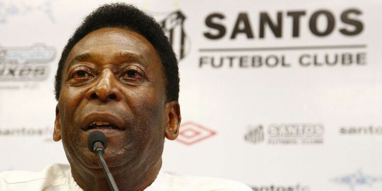 O ex-jogador Pelé, que voltou ao hospital para prosseguir tratamento. Foto: Divulgação/SFC