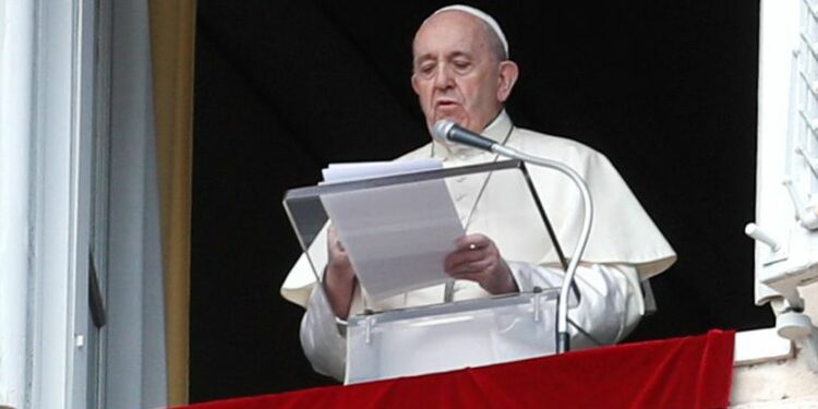 O papa Francisco não leu neste domingo (24) a homília que preparou para a missa do Domingo de Ramos: decisão inesperada - Foto: Vaticano News