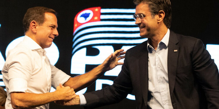 João Doria confirma saída para que Rodrigo Garcia assuma como governador. Foto: Divulgação