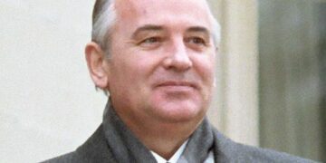 Mikhail Gorbachev, em 1985: ex-líder soviético morreu nesta terça aos 91 anos - Foto: Wikimedia Foundation/Reprodução