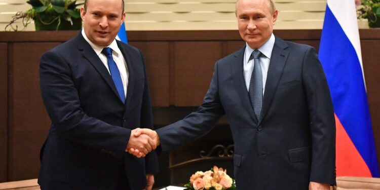 Naftali Bennett mantém boas relações com Vladimir Putin. Foto: Arquivo