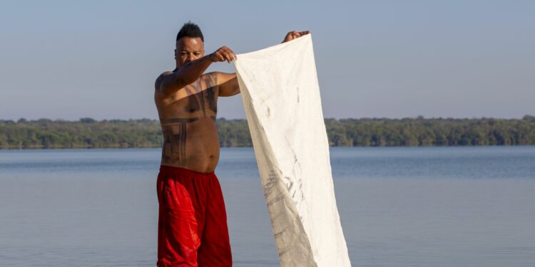 Lumumba Afroindígena no Xingu: vivências que deram origem a trabalhos artísticos que compõem a exposição - Foto: João Linhares/Divulgação