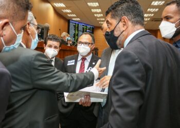 Vereadores em sessão na Câmara de Campinas: subsídio. Foto: Divulgação/CMC