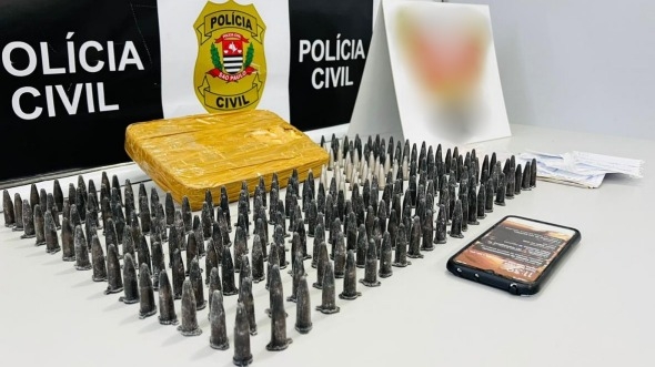 Polícia Civil prende homem em Paulínia com 235 pinos de cocaína
