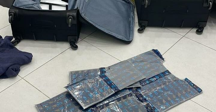 Passageiro com destino à Lisboa é preso por tráfico de drogas no Aeroporto de Viracopos - Fotos e vídeo: Divulgação PF