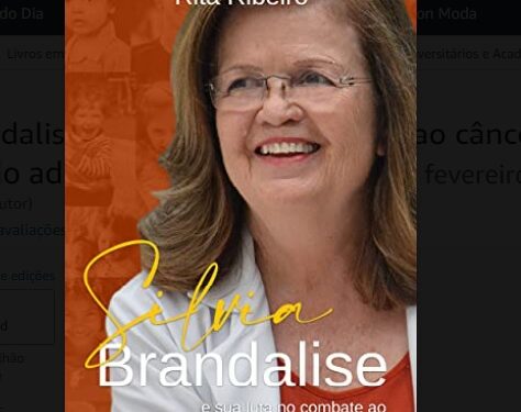 O livro sobre Silvia Brandalise está à venda pela internet. Foto: Reprodução