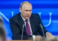 O presidente russo, Wladimir Putin: novas acusações ao Ocidente. Foto: Fotos Públicas