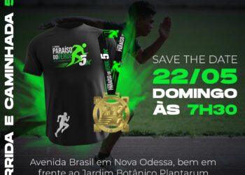 Nova Odessa: inscrições para a 1ª Corrida e Caminhada 5k