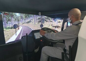 Prova prática do 11º Rodeio de Caminhões é realizada em simuladores: etapa em Campinas - Foto: Divulgação