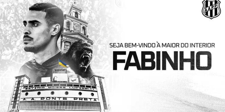 Fabinho vai integrar o elenco da Ponte Preta na disputa da Série B, que começa nesta semana. Foto: Divulgação/Ponte Press