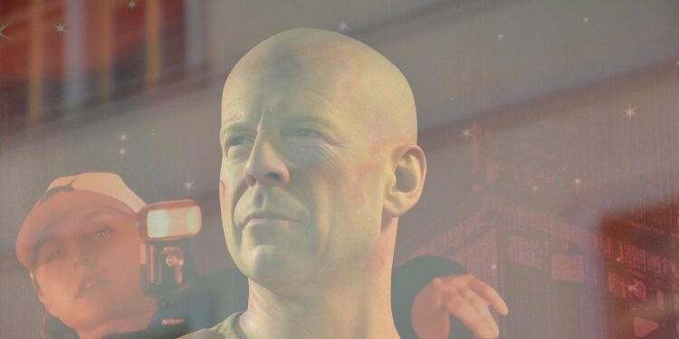 Reprodução artística do ator Bruce Willis: astro de cinema passou a nota lapsos na fala que comprometeram sua carreira - Foto: Pixabay