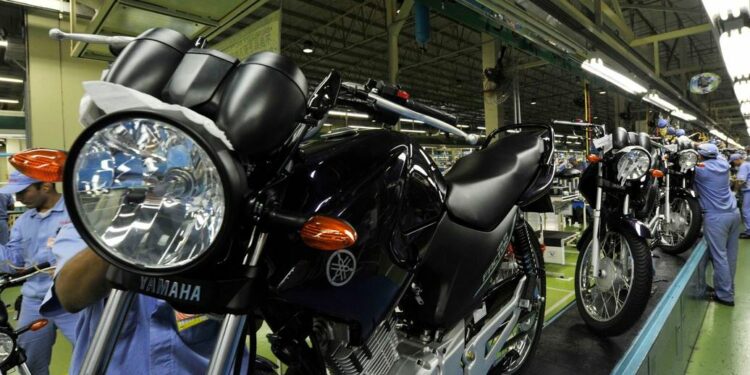 Produção de motocicletas tem alta de 37% no primeiro trimestre