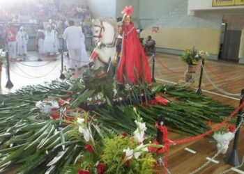 A comemoração ao santo guerreiro irá homenagear mãe Iberecy, compositora e intérprete de cantigas para São Jorge. Foto: Divulgação/PMC