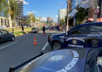 Operação foi realizada com bloqueio na Avenida Norte-Sul, no cruzamento com a Avenida Coronel Silva Telles - Foto: Divulgação/PMC