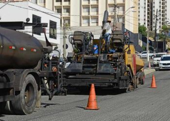 Obras de recapeamento devem durar 10 dias - Foto: Eduardo Lopes/Divulgação PMC