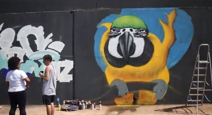 Inscrições para projeto de grafitagem estarão abertas até o dia 30 de abril