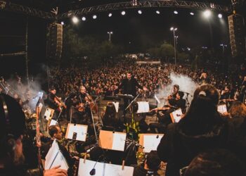 Orquestra Sinfônica de Indaiatuba no Maio Musical: apresentação com o grupo Paralamas do Sucesso - Foto: Felipe Gomes/Divulgação