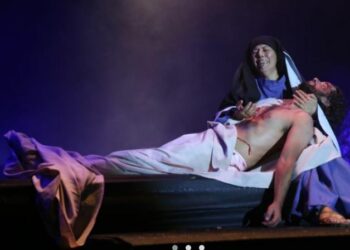 Paixão de Cristo, da Companhia Santa Inês de Teatro Amador: duas apresentações, nos dias 9 e 15 de abril - Foto: Divulgação