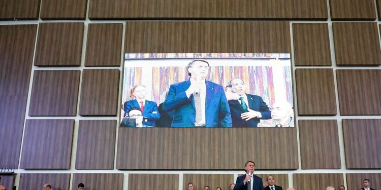Presidente Jair Bolsonaro discursa em evento - Foto: Alan Santos/PR/Divulgação