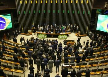 Sessão inaugural dos trabalhos legislativos de 2022, no Congresso Nacional. Foto: Fábio Rodrigues Pozzebom/Agência Brasil