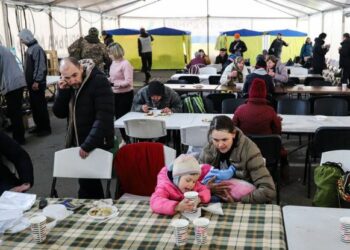 Deslocados internos em um centro de recepção em Zaporizhzhia, na Ucrânia - Foto: Unicef/ Kate Klochko/ONU News