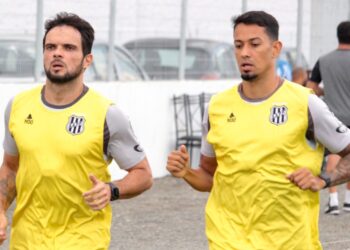 Lucca e Norberto, responsáveis diretos pelos quatro gols da Ponte Preta na Série B, todos no Majestoso. Foto: Diego Almeida/Ponte Press