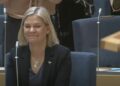 A primeira-ministra sueca, Magdalena Andersson: solicitação formal para entrada na Otan - Foto: Reprodução/Youtube