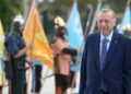 O presidente turco, Recep Tayyip Erdogan: intenção de vetar entrada de países na Otan -Foto: Reprodução Twitter/Governo Turquia