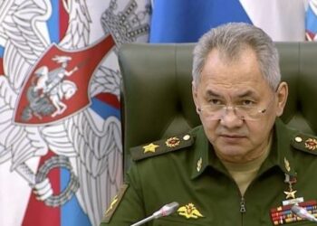 O ministro da Defesa, Serguei Shoigu: anúncio de implantação de 12 novas bases militares - Foto: Ministério da Defesa Russo/Reprodução