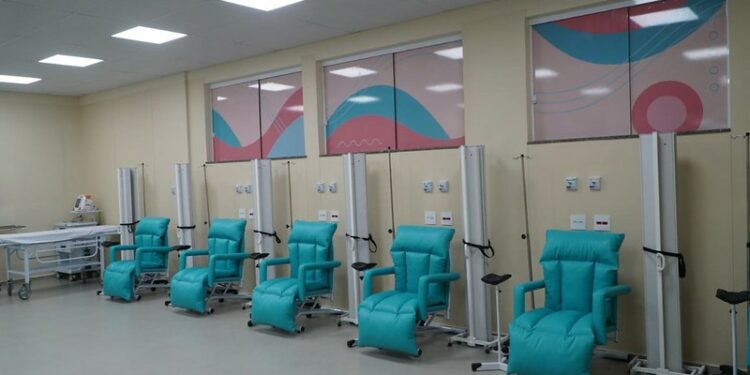 Expectativa é que no centro sejam realizadas 5,3 mil sessões de quimioterapia anualmente. Foto: Governo SP/Divulgação