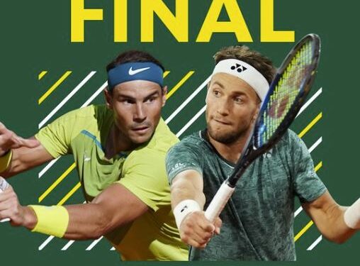 Decisão de Roland Garros será no domingo Foto: Twitter/Reprodução