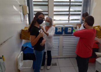 Em Valinhos, 45 crianças menores de 12 aos foram imunizadas contra a Covid. Foto: Divulgação