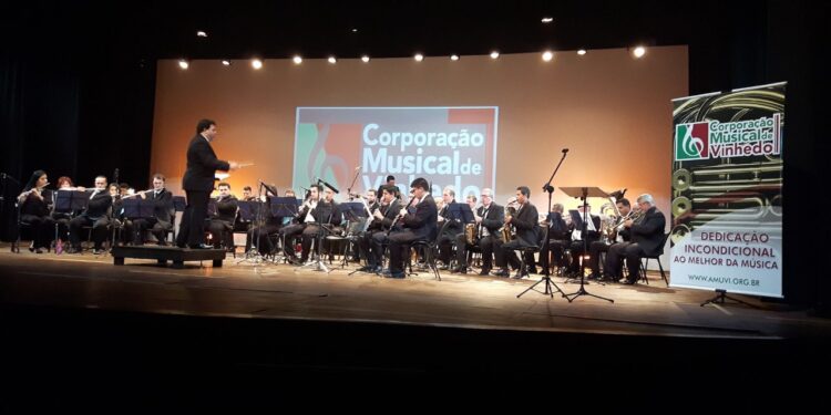 A Corporação Musical de Vinhedo se apresenta neste sábado no festival de Vinhedo. Foto: Divulgação
