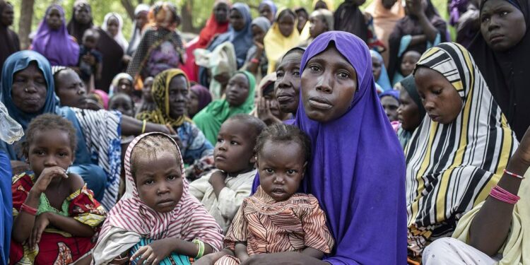 Deslocados internos na Nigéria. Foto: WFP/Divulgação
